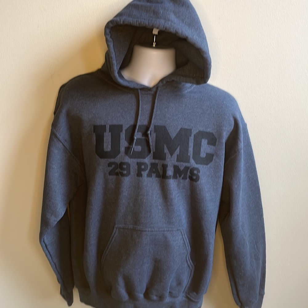 MV Sport MENS MED US Marine Core blueish grey USMC 29 PALMS sweatshirt hoodie
